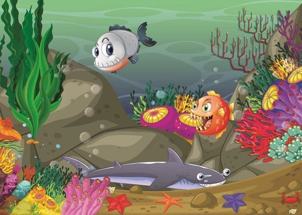 Art Kids 24+35 Parça Su Altı ve Orman Hayvanları Çocuk Puzzle - 2