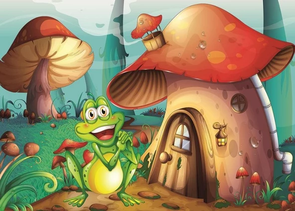 Art Kids 24+35 Parça Mantar Evler Eğitici Çocuk Puzzle - Resim 2