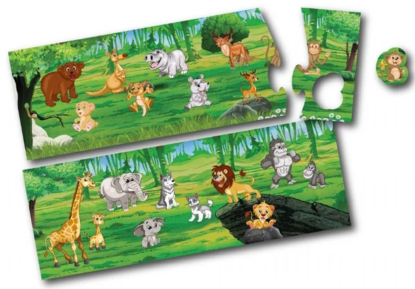 Anatolian 22 Parça Yaban Hayat Canlıları Çocuk Puzzle - 2