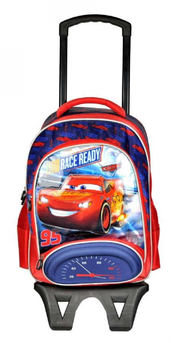 Disney Cars Şimşek McQueen Tekerlekli Okul/Sırt Çantası - 95365