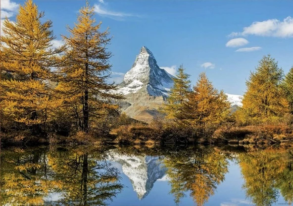 Educa 1000 Parça Sonbahar'da Matterhorn Dağı Puzzle