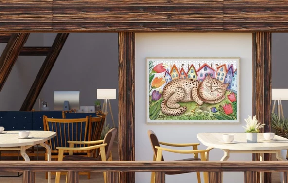 Nova Puzzle 1000 Parça Mahalle Bekçisi - Sofya Saburova - Resim 4