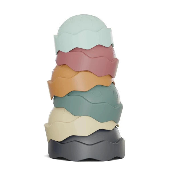 OMZ Top Kule 6 Parça Kız Erkek Çocuk Oyuncak Eğitici Oyuncaklar - Resim 2