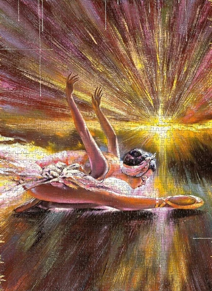 Nova Puzzle 1000 Parça Güneşe Karşı Süzülen Balerin - Ihar Balaikin - Resim 3