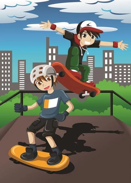 Art Kids 100 Parça Kaykay Puzzle (6-8 Yaş) - Resim 2