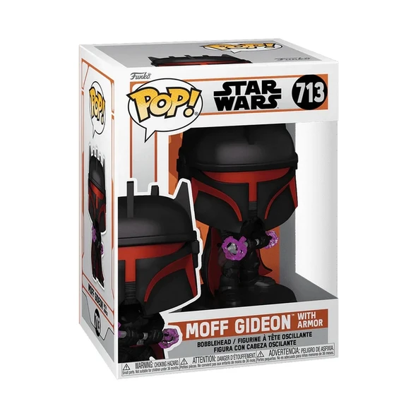 OMZ Funko POP Star Wars: The Mandalorian- Moff w/Armor Kız Erkek Çocuk Oyuncak Eğitici Oyuncaklar - Resim 2