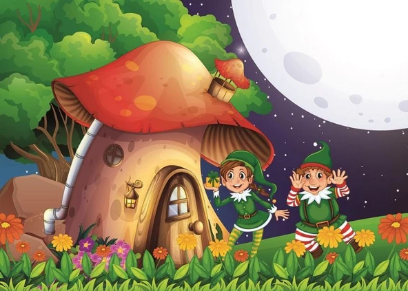 Art Kids 24+35 Parça Mantar Evler Eğitici Çocuk Puzzle - Resim 3