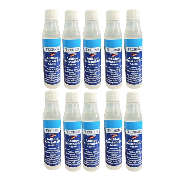 Technik AdBlue Kristall-EX Additiv AdBlue Kristalleşme Engelleyici 10 Lu Paket ürün görseli