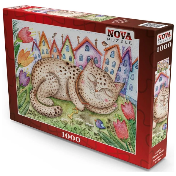 Nova Puzzle 1000 Parça Mahalle Bekçisi - Sofya Saburova - Resim 2