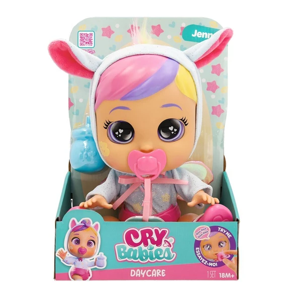 OMZ CYP00100 Cry Babies Kreş Günlük Bakım Jenna - 923744 Kız Erkek Çocuk Oyuncak Eğitici Oyuncaklar ürün görseli