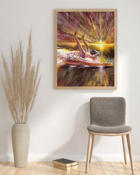 Nova Puzzle 1000 Parça Güneşe Karşı Süzülen Balerin - Ihar Balaikin - Resim 4