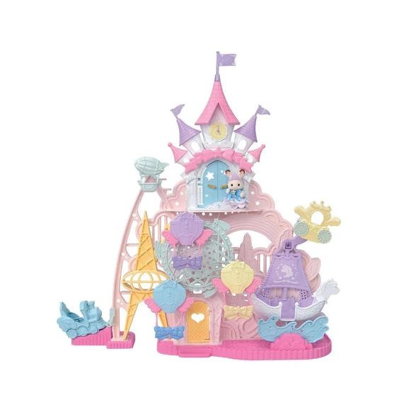 OMZ 5841 Sylvanian Families Bebek Masal Eğlence Parkı +3 yaş Kız Erkek Çocuk Oyuncak Eğitici Oyuncaklar - Resim 2