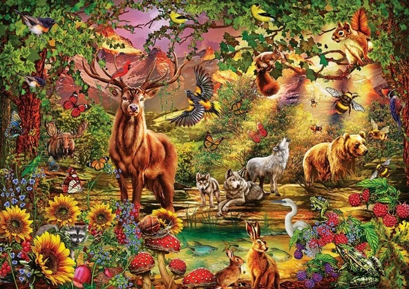 Art 1000 Parça Büyülü Orman Puzzle