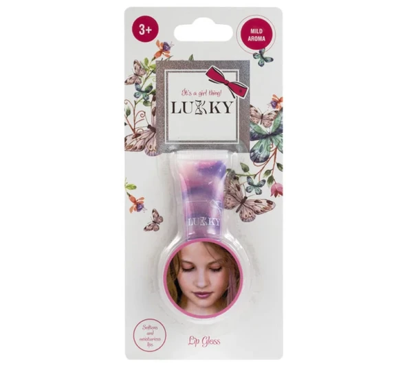 OMZ Lukky Sıvı Dudak Parlatıcısı Nar Kız Erkek Çocuk Oyuncak Eğitici Oyuncaklar - Resim 2