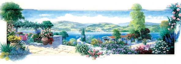 Art 1000 Parça Bahçe Teras Panorama Puzzle