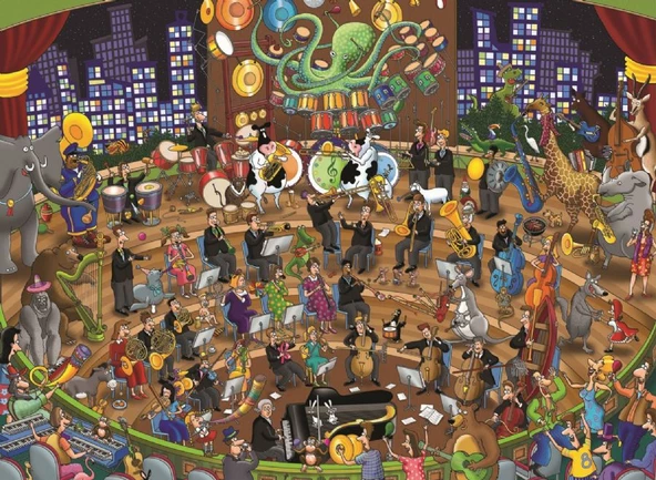 Anatolian 1000 Parçalı Sempatik Konser Puzzle