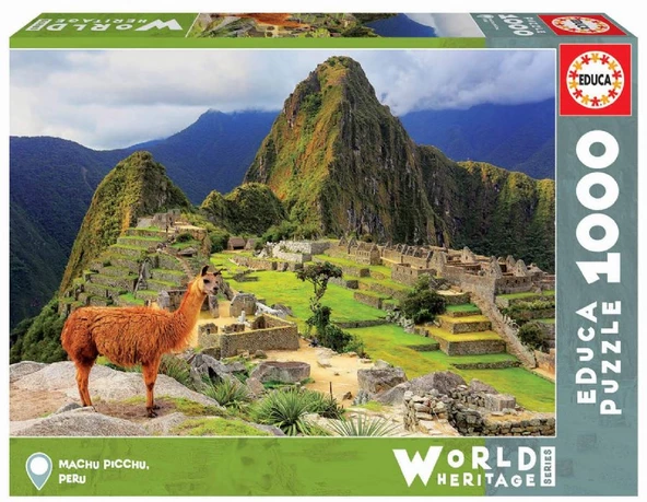 1000 Parça Antik Machu Pıcchu Peru Şehri Puzzle (Educa 17999) - Resim 2