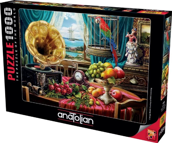 Anatolian 1000 Parça Gramofon Puzzle - Resim 2
