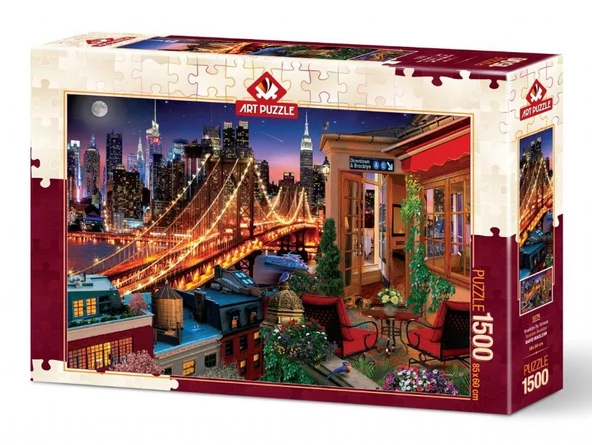 Art 1500 Parça Terastan Brooklyn Puzzle - Resim 2