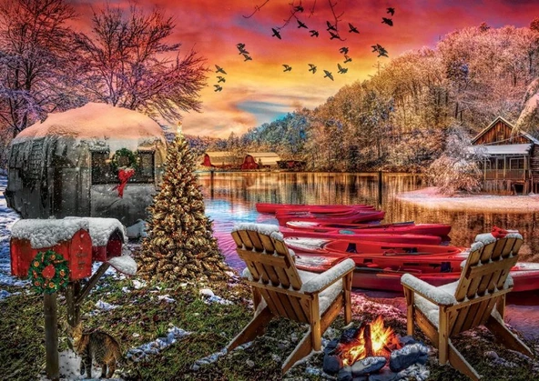 Art Puzzle 2000 Parça Karavan Kampı Puzzle