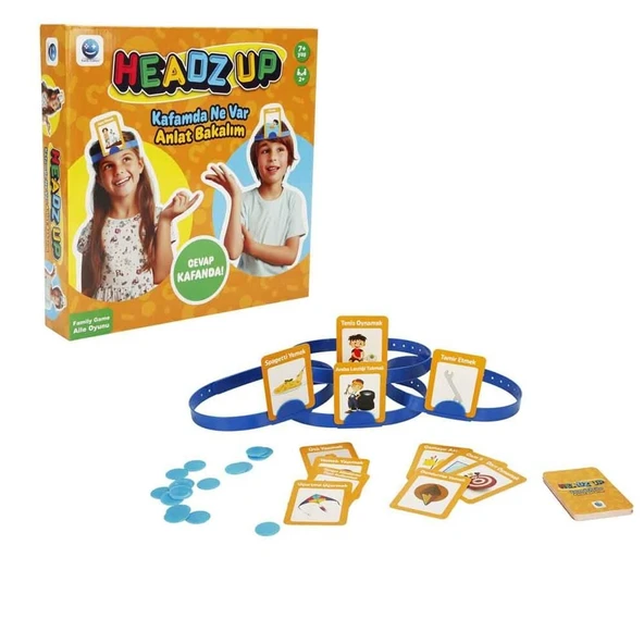 OMZ OYUN HEADZ UP ANLAT BAKALIM Kız Erkek Çocuk Oyuncak Eğitici Oyuncaklar - Resim 2