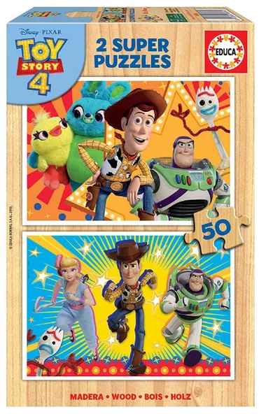 Educa 18084 Toy Story Erkek Çocuk Puzzle (2x50 Parça) ürün görseli