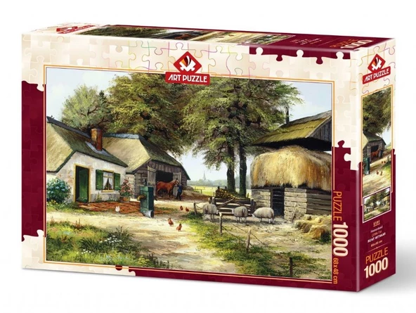 Art 1000 Parça Çiftlik Evi Puzzle - Resim 2