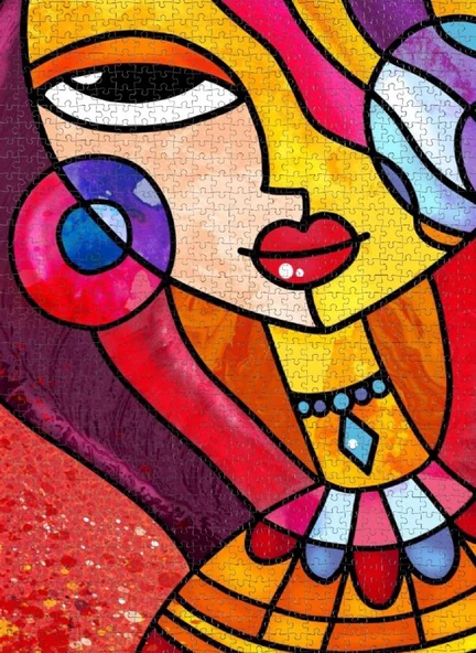 Nova Puzzle 1000 Parça Süslü Kız Puzzle - Resim 3