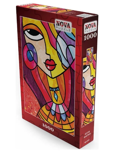 Nova Puzzle 1000 Parça Süslü Kız Puzzle - Resim 2