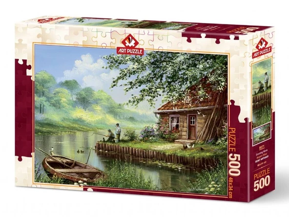 Art Puzzle 500 Parça Akşam Oltası Puzzle - Resim 2
