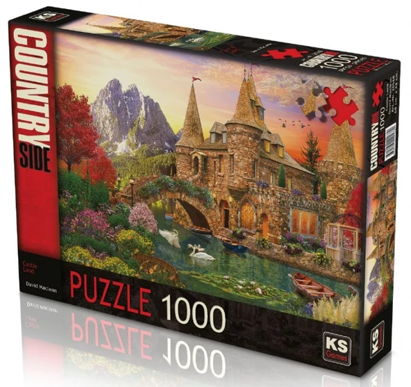 Ks Games 1000 Taştan Kale Puzzle - David Maclean - Resim 2