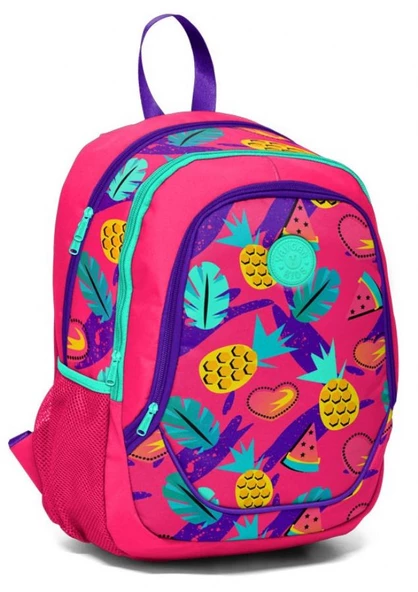 Yaygan Kids Fuşya Ananas Kız Çocuk İlkokul Çantası