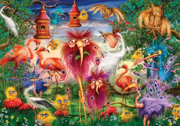 Ks Games Puzzle 1000 Çirkin Kuşlar