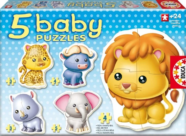 Educa Baby Vahşi Yaşamlar 24 Parça Yapboz ürün görseli