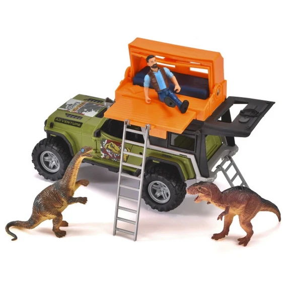 OMZ Dickie Dino Kamp Oyun Seti Kız Erkek Çocuk Oyuncak Eğitici Oyuncaklar - 2