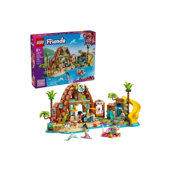 OMZ 42673 Lego Friends Tatil Köyü 1140 parça +8 yaş Kız Erkek Çocuk Oyuncak Eğitici Oyuncaklar ürün görseli