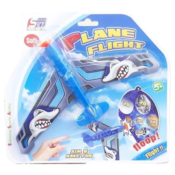 OMZ VANTUZLU HEDEFLİ SAVAŞ UÇAĞI Kız Erkek Çocuk Oyuncak Eğitici Oyuncaklar ürün görseli