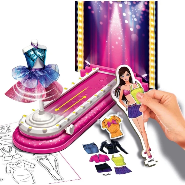 OMZ Crazy Chic Moda Koleksiyonu Kız Erkek Çocuk Oyuncak Eğitici Oyuncaklar ürün görseli 1