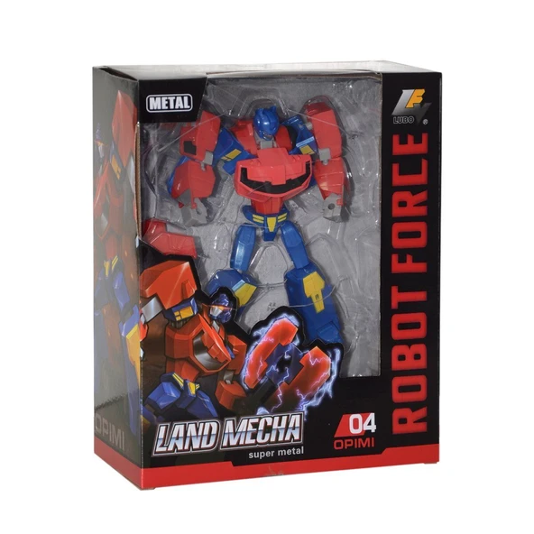 OMZ 9-83 METAL GÖVDELİ DÖNÜŞEBİLEN ROBOT 8008 Kız Erkek Çocuk Oyuncak Eğitici Oyuncaklar ürün görseli 1