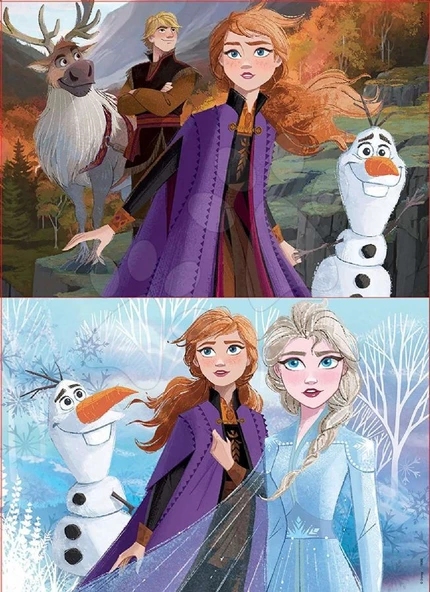 Educa 2x50 Parça Frozen 2 Ahşap Yapboz