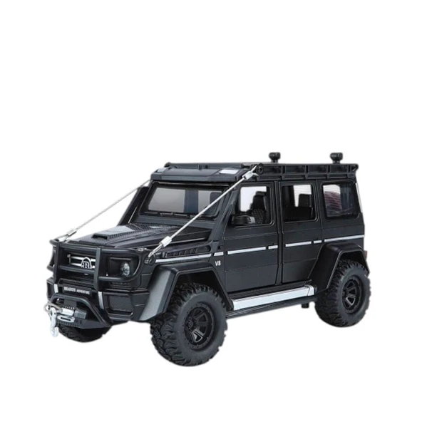 OMZ XHD-B2421 -Vardem 1:24 Çek Bırak Işıklı ve Sesli Model Off Road Metal 1:24 Kız Erkek Çocuk Oyuncak E - Resim 3