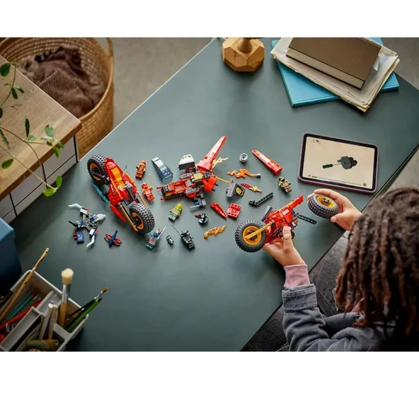 OMZ 71844 Lego Ninjago Ninja Savaş Aracı 561 parça +8 yaş Kız Erkek Çocuk Oyuncak Eğitici Oyuncaklar - Resim 2