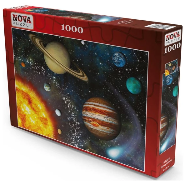Nova Puzzle 1000 Parçalık Solar Sistem Puzzle - Güneş Sistemi - Resim 2