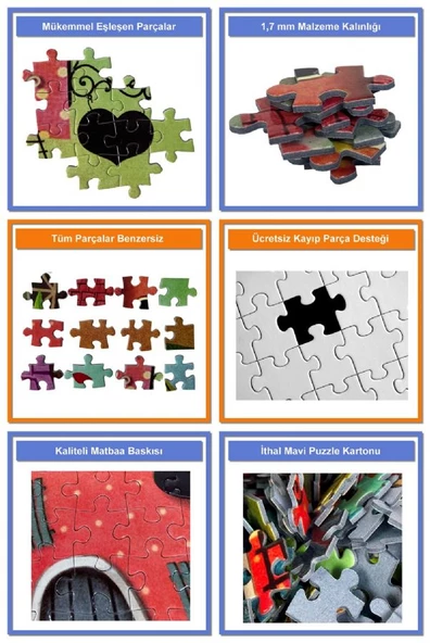 Nova 1500 Parça Dans Eden Kızlar Mini Puzzle - 5