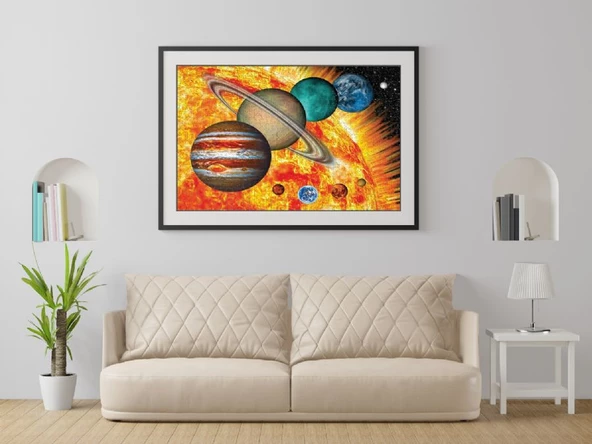 Nova 1000 Parça Güneş Sistemi ve Sekiz Gezegen Puzzle - Resim 4