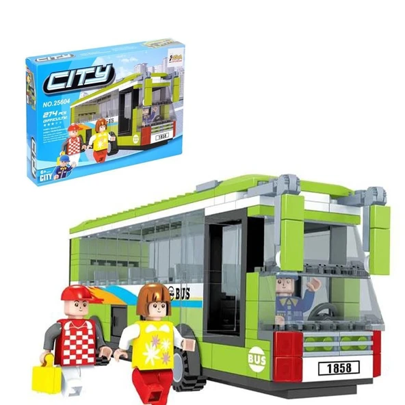 OMZ Ausını 274 Parça Oyuncak Mini Lego Oyuncak Otobüs Seti Kız Erkek Çocuk Oyuncak Eğitici Oyuncaklar ürün görseli