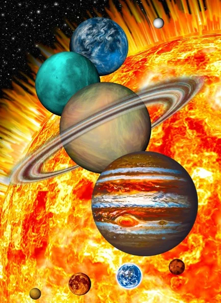 Nova Puzzle Güneş Sistemi - Gezegenler - 1000 Parça Puzzle