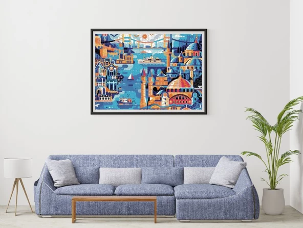 Nova 1000 Parça Panoramik İstanbul Manzarası Puzzle - 4