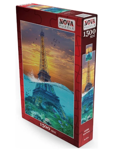 Nova 1500 Parça Fantastik Eyfel Kulesi Mini Puzzle - Resim 2