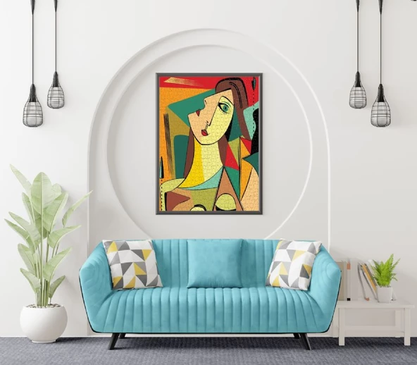 Nova Puzzle : 1000 Parça Kübist Portre Puzzle - Resim 4